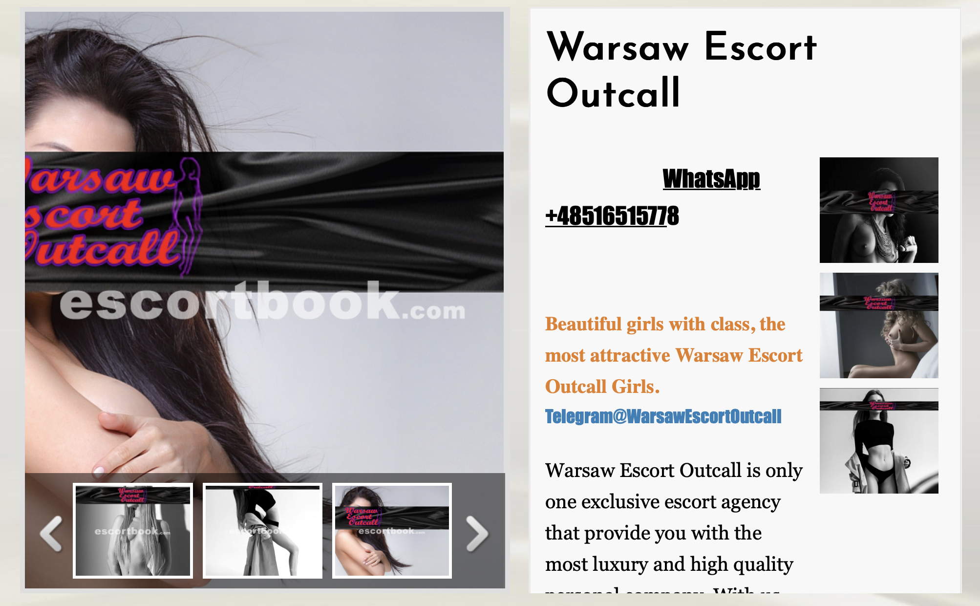 Agency Warsaw Escort Outcall